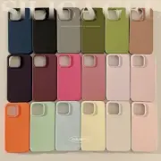 19 Colours Liquid Silicone Cover For iPhone 16 15 14 13 12 11 Pro Max Plus Case