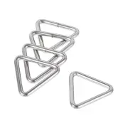 Metal Triangle Ring Buckle 0.98"(25mm) Inner Width for Strap Craft DIY 30pcs