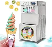 High Production Capacity ETL Certificate 3+2 Mixed Flavors Soft ice Cream Machine,ice Cream Machine,Upper Tanks refrigerated