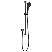 Cora Round Sliding Shower Set Matte Black