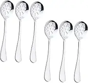 MAGICLULU Caviar Spoons Kitchen Accessory Set Slotted Utensils for Easy Serving Cleaning