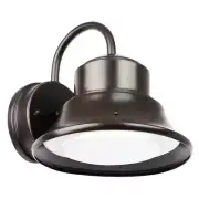 LED Bronze Dusk to Dawn Sensor Security Bell Outdoor Wall Pack Light 5000K