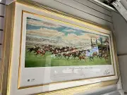 Melbourne Cup 150 Anniversary LE Canvas 435/500 signed Glenn Boss Print Amazing