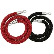 Stanchion Twisted Rope Crowd Control Barrier Rope With Hook