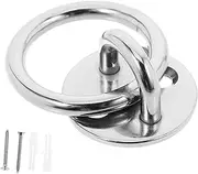 FONDOTIN Stainless Steel Ceiling Hooks for Heavy Duty Hanging Durable Mount for Hammocks Swings and Fitness Equipment Includes Screws for and Gym Installation