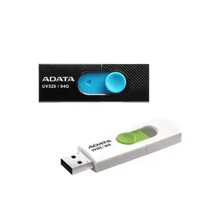 【ADATA 威剛】UV320 USB3.1/3.2 Gen1 隨身碟 64G