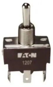 4PC EATON - XTD1F2A2 - Toggle Switch, Off-(On), SPST, Non Illuminated, XT Serie