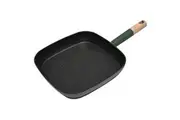 Classica 28cm Natura Diecast Aluminium Grill Pan Diamond Stone Square Black