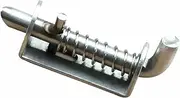 BESPORTBLE Pet Cage Safety Lock Stainless Steel Spring Bolt Spring Cotter Gate Latches Easy to Use