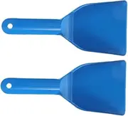 ULTECHNOVO 2pcs Snow Removal Scrapers Lightweight Plastic Tools for Windscreen and Freezer Easy to Handle for Efficient Ice Clearing for Winter Maintenance and Kitchen Storage