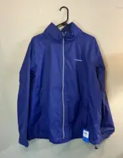 New Columbia Jacket Women’s Blue Windbreaker Zip Up Switchback lll Jacket 2X