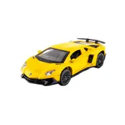 Catzon 1:32 LP750 Alloy Car Model with Pull-Back Functionality and Sound Light Effects-Yellow