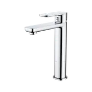 Caroma Chrome Luna Mid Basin Mixer WELS 6 Star 4.5L/min