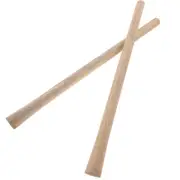 2Pcs Farm Handles Handle Replacement Garden Hoe Grip Gardening Hammer