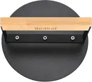 Smash Burger Press 6 inch, Round Smasher Grill #1 Round, Black