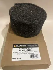 162706 Rodent Control Fill Fabric Roll 4 X 10 Steel Wool Blend Protects