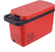 Outdoor Car Refrigerator, Car Home Dual-Use 12V/24V Car 16L Fridge Portable Freezer Compressor Cooler for Car, RV, Truck, Van, Boat for Camping, Travel, Fishing Outdoor,Red