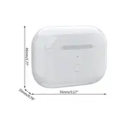 For Airpod Pro Replacement Wireless Charging Case Earphone 660 Mah Charger Case Support Wireless Charging-white
