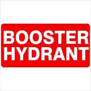 Booster Hydrant | Fire Safety Signs
