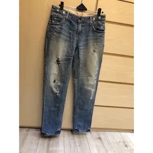 二手 BRAPPERS 淺藍色休閒牛仔褲boyfriend jeans