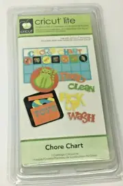 NEW Cricut Chore Chart School Home Clean Pick Up Wash Feed Kids Cute Cartridge