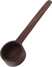 Wooden Long Handle Bath Salt Scoop Natural Material Measuring Spoon for Coffee Grounds Spices Soup Mixing Smooth Edges for Comfortable Use Home Hotel Spa