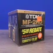 TDK Double Sided High Density Micro Floppy Disks 20 Pcs Formatted IBM MF-2HD