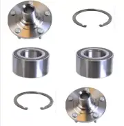 FRONT WHEEL HUB &BEARING W/SNAP RING FOR 2007-2013 JEEP PATRIOT 4 WHEEL ABS PAIR (for: Jeep)