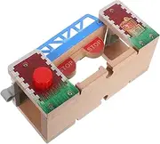 UPKOCH Train Track Toy Accessories Wooden Lifting Bridge for Creative Play and Learning Compatible Major Train Problem-Solving Skills