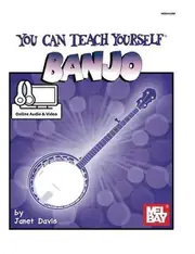 You Can Teach Yourself Banjo by Janet Davis Paperback Book