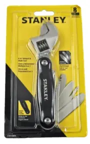 Stanley STHT73844 8 in 1 Adjustable Wrench & Multi Tool