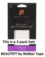 Pro Flex Hair Extension Tape Tabs 3 pack = 360 tabs