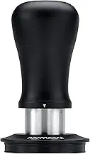 Normcore 53.3mm Espresso Tamper V5, Spring-loaded Coffee Tamper with Titanium Coating Flat Base, 6-Pressure Adjustment, Compatible with 54mm Breville Sage Portafilter, Black