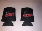 TECATE CERVEZA Mexico Beer 12 oz ~ 1 PAIR Koozie Koozies ~ NEW 12oz