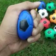 BD Football Ball Exercise Stress Relief Squeeze Elastic Soft Foam Ball 6..pi