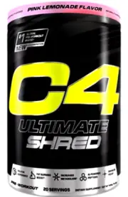 C4 Ultimate Shred Pre-Workout - Pink Lemonade (20 Servings)