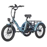 [UK DIRECT] FAFREES F20 MATE Electric Tricycle Cargo 48V 18.2AH Battery 500W Motor 20inches Tires 85-110KM Max Mileage 1