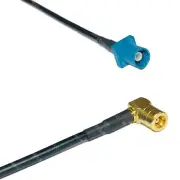 RFC100 Fakra Z Male to SMB FEMALE ANGLE Coax RF Cable USA-Ship Lot