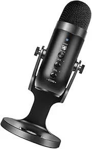 Yardwe Mini Recording Microphone for Computer Chat Mic Portable Multi-Functional 360-degree Noise Elimination