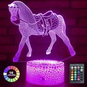 3D Horse Lamp Optical Illusion Night Light for Room
