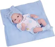 11inch Reborn Twins Doll Newborn Baby Girl and boy That Look , Silic, Children Birthday Gift, Kids Clothes Model - Blue, as described