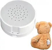 Voice Recorder for Teddys Bear Press Recordable Voice Sound Box Recorder Module 30 Second Recorder for Stuffed Animals Plush Toy Pillow white (Pack...