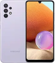[Samsung] Galaxy A32 (128GB, 4GB) 6.4" Super AMOLED 90Hz Display, 64MP Quad Camera, All Day Battery, Dual SIM GSM Unlocked (US + Global) 4G Volte A325M/DS (Fast Car Charger Bundle, Awesome Violet)