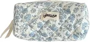 Floral Pencil Case - Floral Portable Cosmetic Bag - Wear-Resistant Pencil Pouch, Girls Cosmetic Bag for Pens, Pencils, Erasers, Color Pens