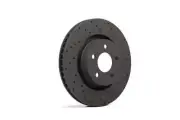 Hawk Talon Drilled/Slotted Front Brake Rotor Set Fits 2007 BMW X5 3.0si