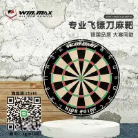 在飛比找Yahoo!奇摩拍賣優惠-飛鏢WINMAX飛鏢盤專業比賽軟式18寸飛鏢靶家用麻飛標盤