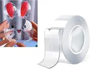 Nano Double Sided Tape,Invisible Gel Anti-Slip Traceless Adhesive,Reusable Transparent 3 Meter Waterproof and Moisture-Proof Tape for Paste Items,Home,Office,Car,Outdoor Use
