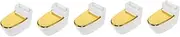 JECOMPRIS 5pcs Wall Mounted Ashtray Ash Tray Toilet Ashtray Indoor Ashtray Wall Ashtray Smoking Ashtray Wall Mounted Portable Ashtray Smoking Holder Cute Ashtrays Stainless Steel Liner