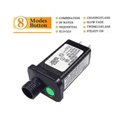 24V Transformer Plug Power Supply Suitable for Christmas Halloween LED Equipment Decorations EU Plu Black