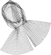[FOMIYES] Rhinestone Mesh Head Cover Scarf Elegant Headpiece for All Hairstyles Fashion Accessory for Parties Birthdays Special Occasions